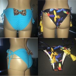 Women’s Bikini Bottoms 2 pair set Panty Size Small